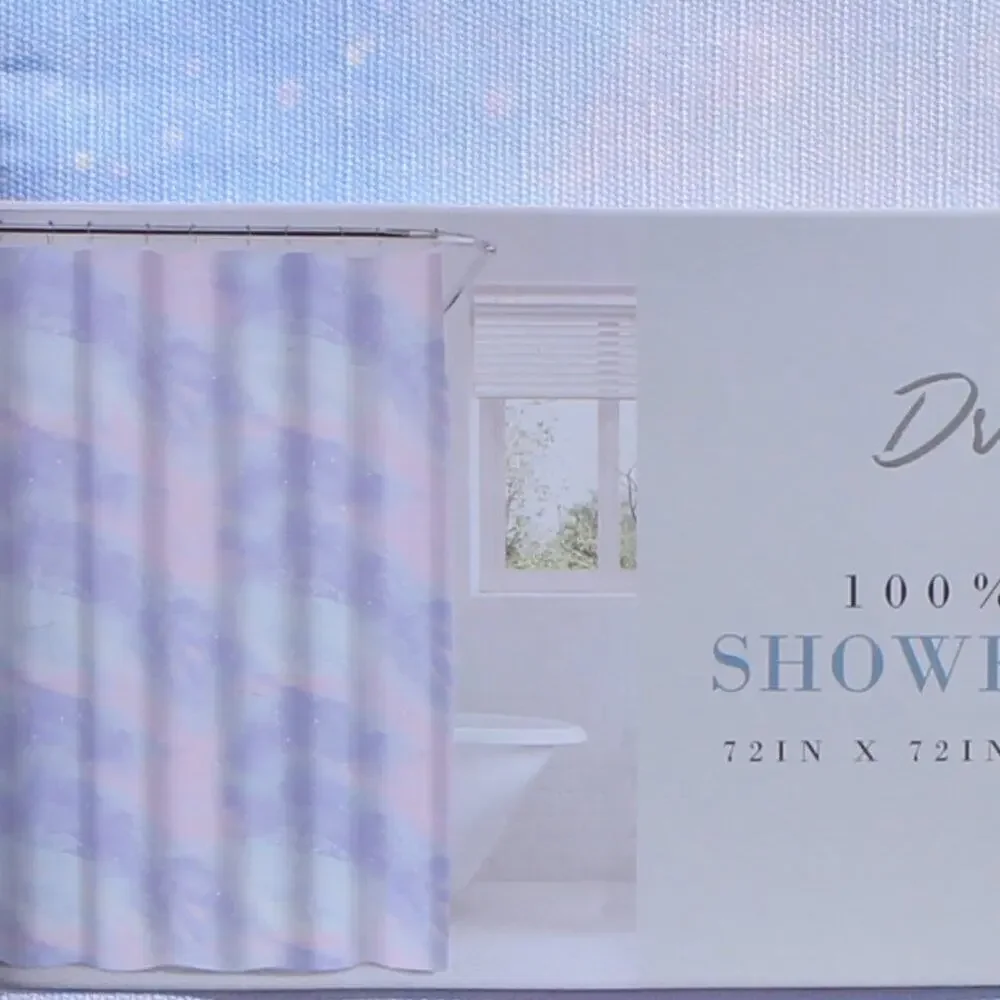 Dreamsetter Shower Curtain 100% Cotton OEKO-TEX Celestial Dreams